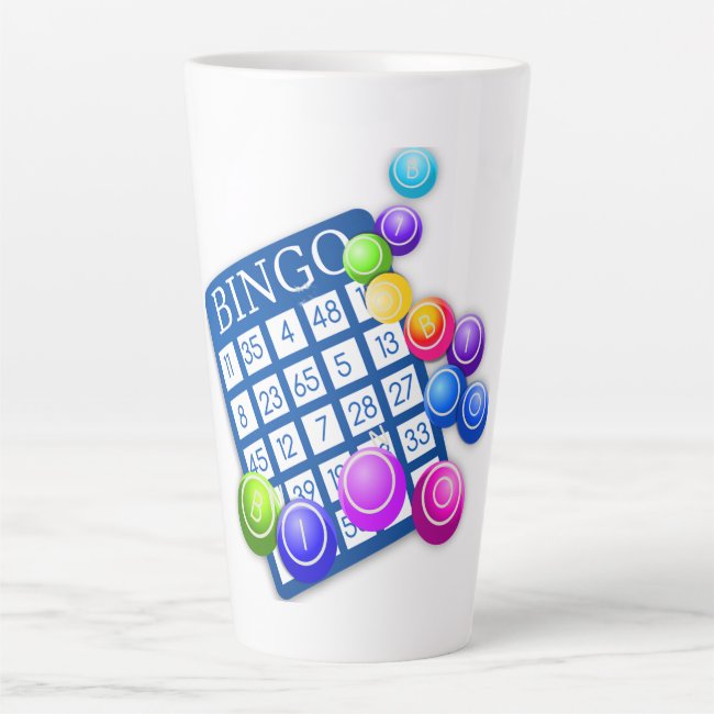 Play Bingo! Latte Mug