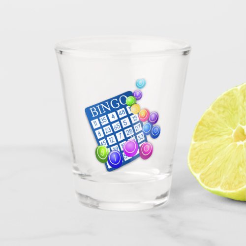 Play Bingo Shot Glass