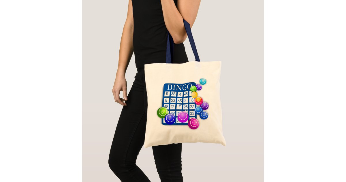 I Love Bingo Game Funny Handbags Shoulder Bags Casual Shopping