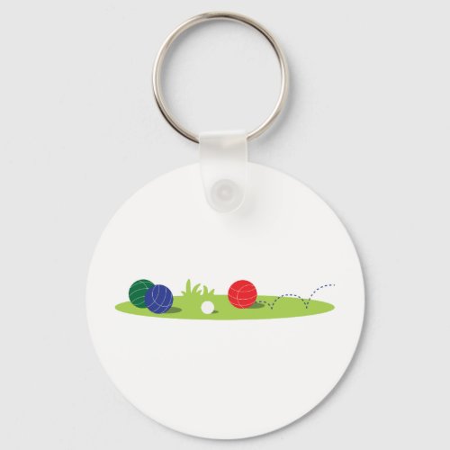 Play Bocce Keychain