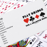 Play Bridge For A Sharper Mind (Four Card Suits)