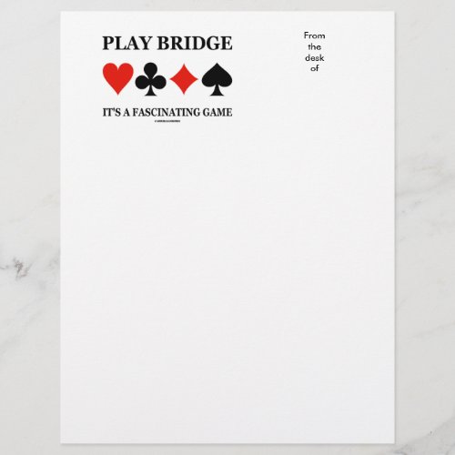 Play Bridge Its A Fascinating Game Card Suits