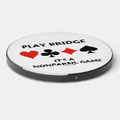 Play Bridge It's A Nonpareil Game Four Card Suits Wireless Charger (Front 2)