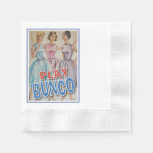 Play Bunco With The Girls Napkins