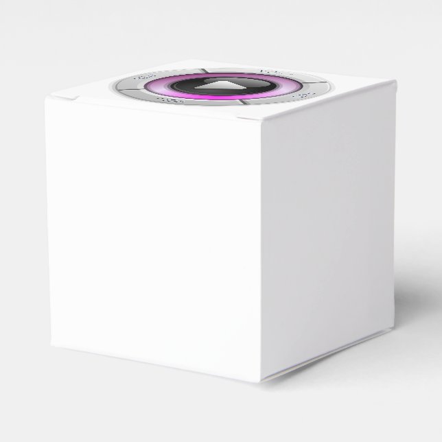 Play Button Favor Boxes (Front Side)