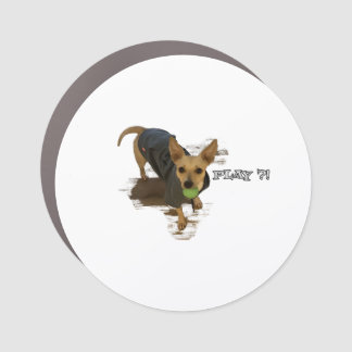 Play?! Car Magnet