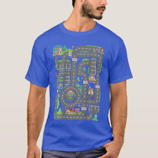 Play Cars On Dads Back Funny and Fathers Play frie T-Shirt