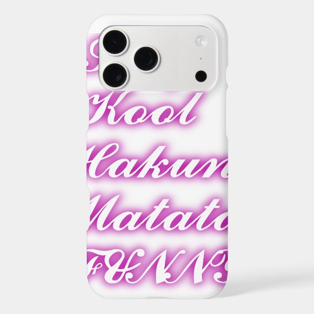 Play Cool Hakuna Matata .png Case-Mate iPhone Case (Back)