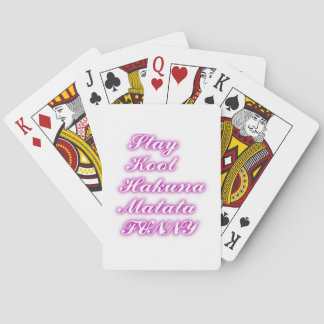 Play Cool Hakuna Matata .png Poker Cards