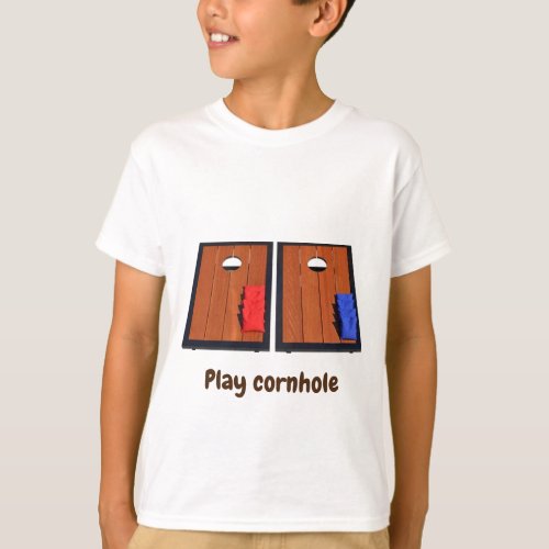 Play Cornhole Kids Shirt