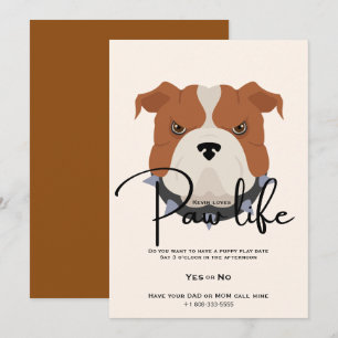 Play date invitation