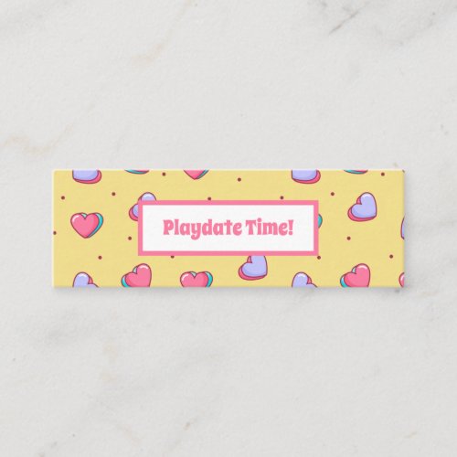 Play Date Mom Calling card