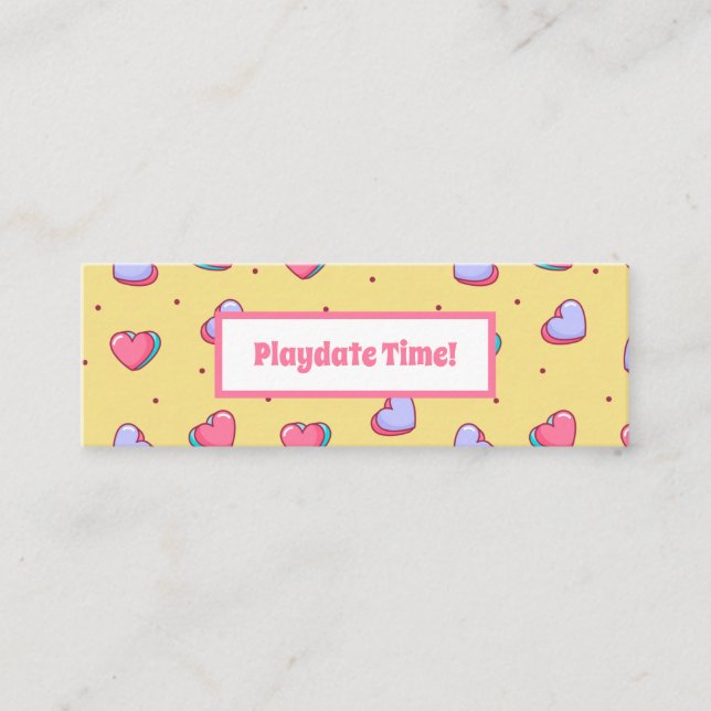 Play Date Mom Calling card (Front)