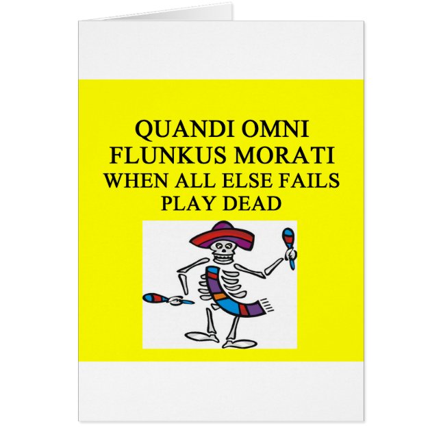 play dead proverb (Front)