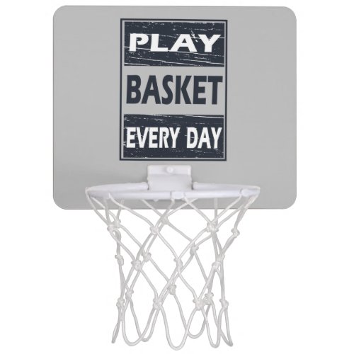 Play every day motivational basketball sayings mini basketball hoop