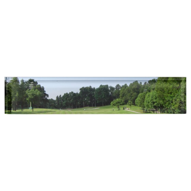 Play Golf Desk Name Plate (Front)