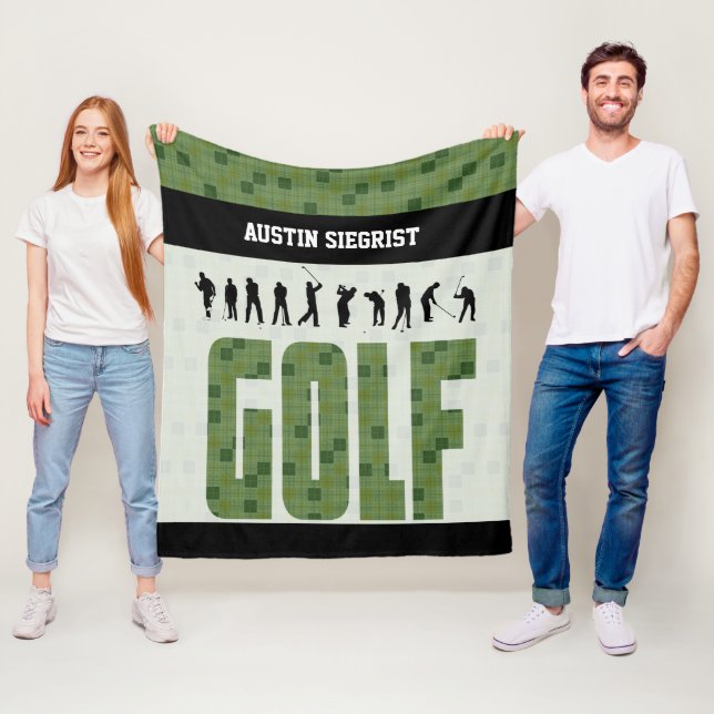 Play Golf 🏌️‍♂️ Fleece Blanket (In Situ)
