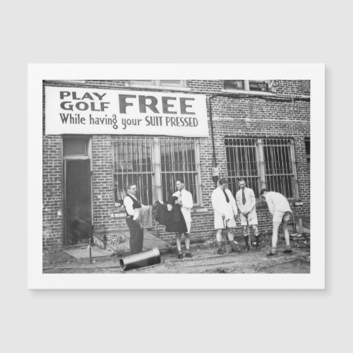 Play Golf Free While Having Your Suit Pressed