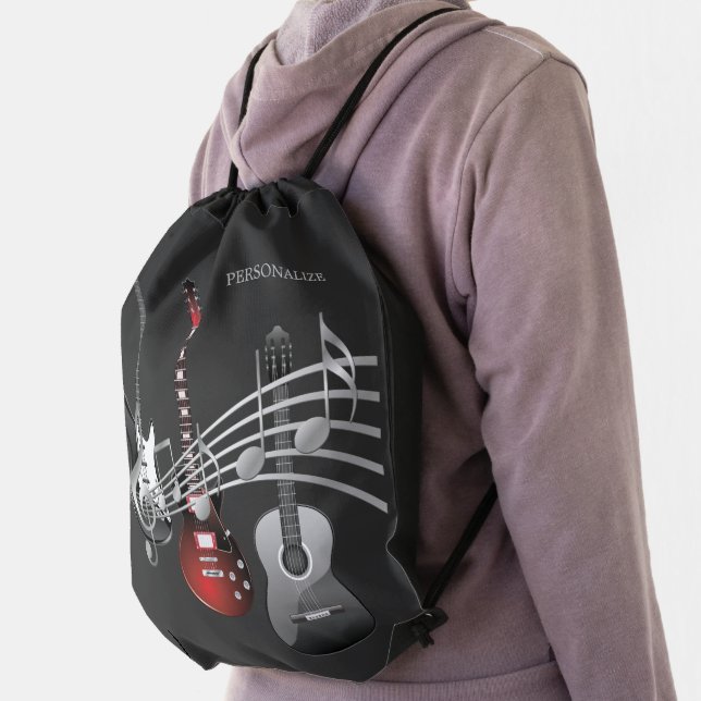 Play Guitar  Drawstring Bag (Insitu)