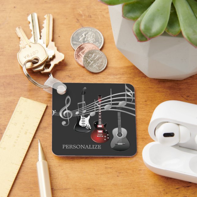 Play Guitar  Keychain (Desk)