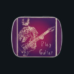 Play Guitar Pick Tin<br><div class="desc">This design is from my 2013 collection. I think that this would go nicely with an order of my custom guitar picks. After you eat the candy they can hold your picks :)</div>