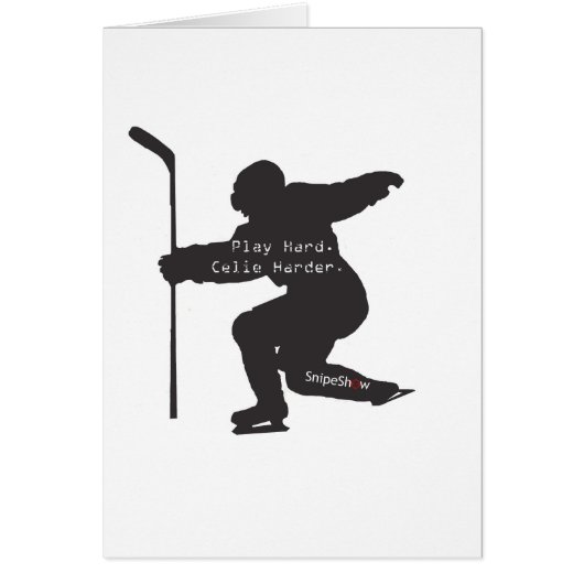 Play Hard. Celie Harder. Cards (Front)