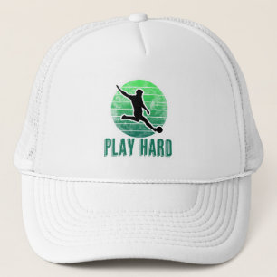 Play Hard Football (Soccer) Kicker Trucker Hat