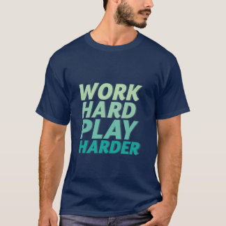 Play Hard Funny Gamer T-shirt for Video Games Geek