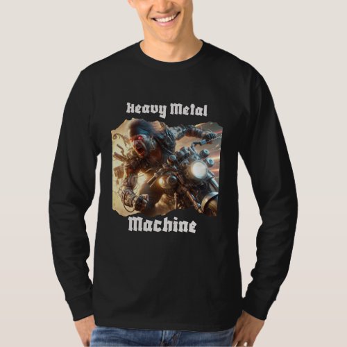 Play Heavy Metal Guitar T_Shirt