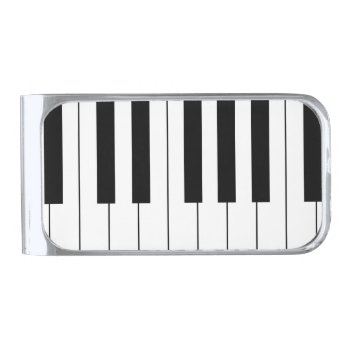 Play It Again  Sam! (piano Keyboard Design) ~ Silver Finish Money Clip by TheWhippingPost at Zazzle