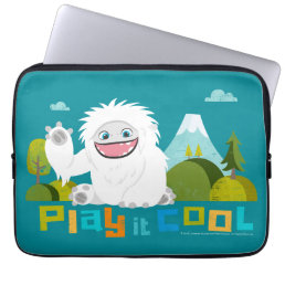 &quot;Play It Cool&quot; Everest Waving Graphic Laptop Sleeve