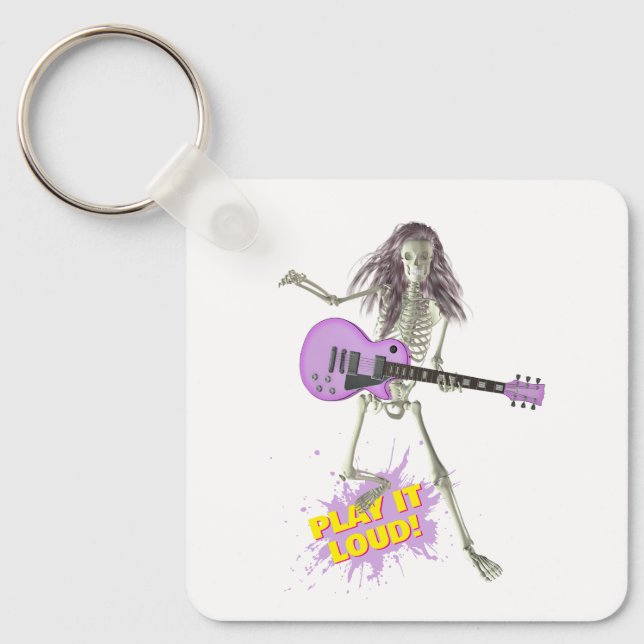 Play It Loud!  Keychain (Front)