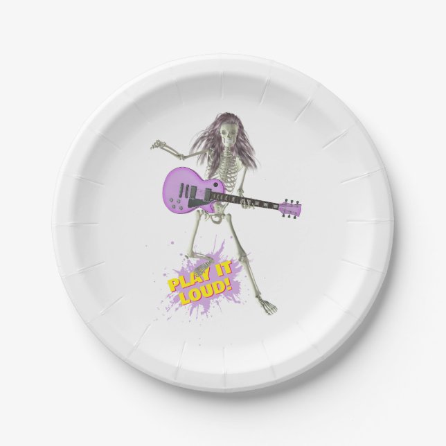Play It Loud!  Paper Plates (Front)
