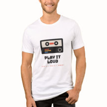 Play It Loud Retro Cassette Premium Tri-Blend