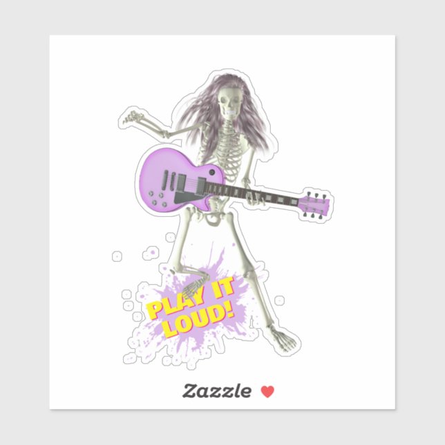 Play It Loud!  Sticker (Sheet)