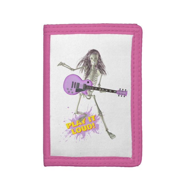 Play It Loud!  Tri-fold Wallet (Front Vertical)