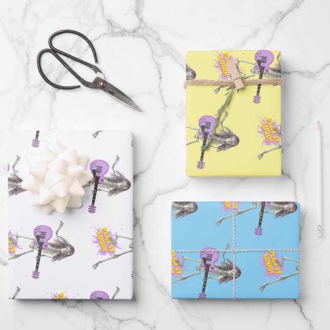 Play It Loud!  Wrapping Paper Sheets (Front)