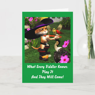 Play It & They Will Come Birthday Card