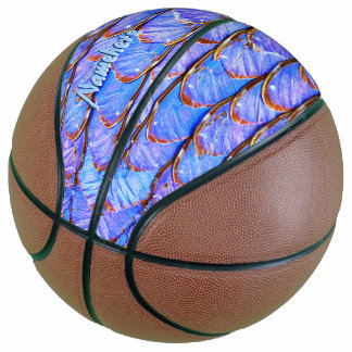 Play like a Girl! Personalized Butterfly Wings Basketball