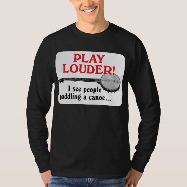 Play Louder Men's dark long aleeve T-Shirt (Front)