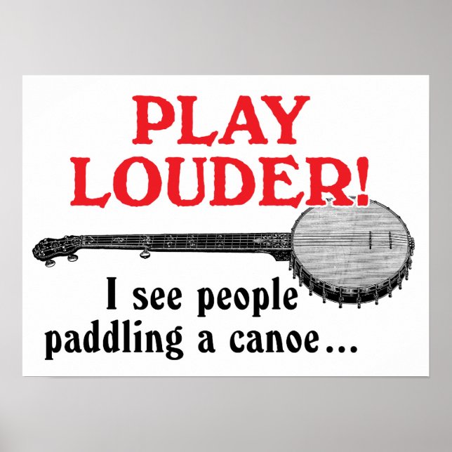 Play Louder Poster (Front)