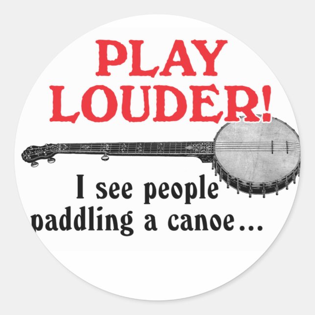 Play Louder Sticker (Front)