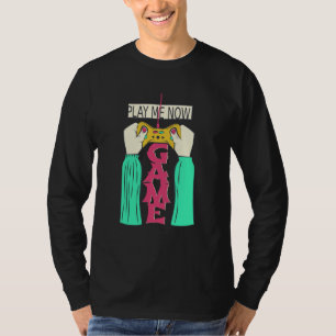 Play Me Now – Retro Gaming Controller Design T-Shirt