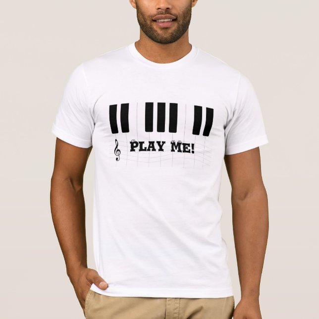 Play Me! Piano T-shirt (Front)