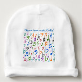 Play me some music, Daddy! Baby Beanie (Front)