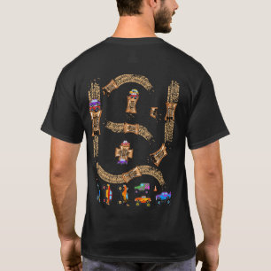 Play Monster Trucks On Dad's Back Mat Road Car Rac T-Shirt