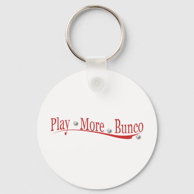 Play More Bunco Keychain (Front)