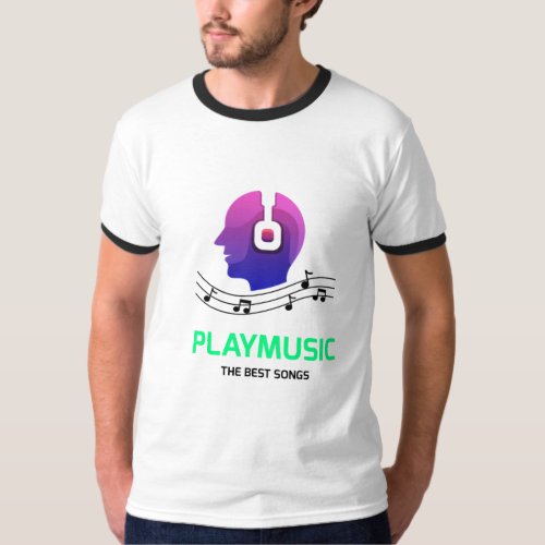 Play Music Icon T_Shirt