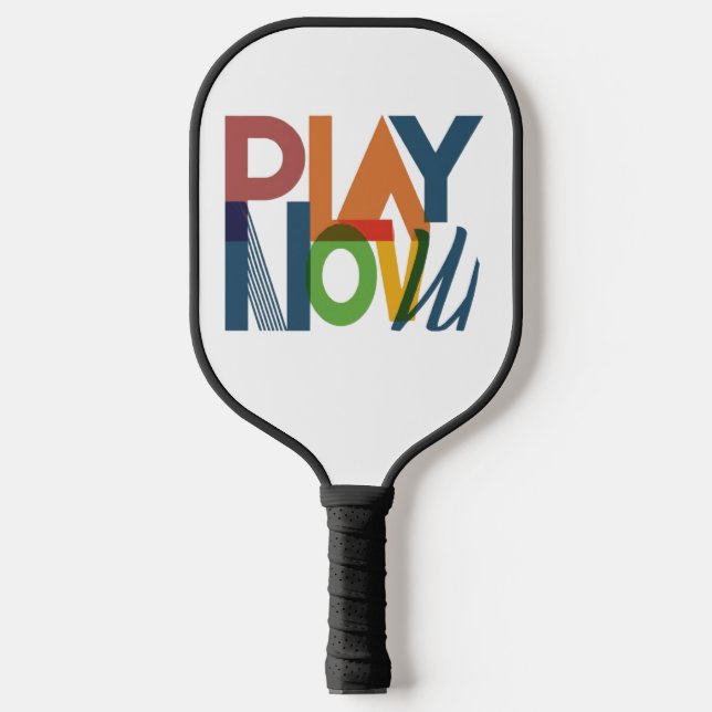 Play Now Pickleball Paddle (Front)