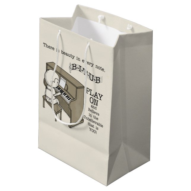 Play On Medium Gift Bag (Back Angled)